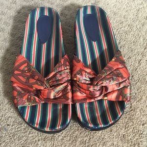 Zara multicolor slides